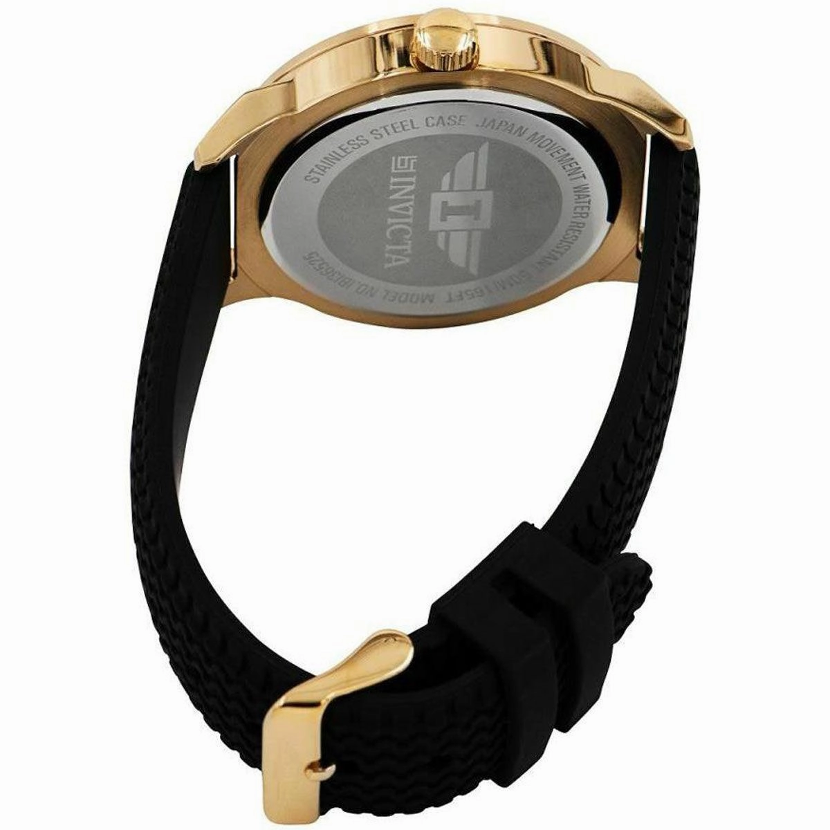 Invicta Men's Watch - I by Invicta Silver Dial Yellow Gold SS Case Strap | IBI36525