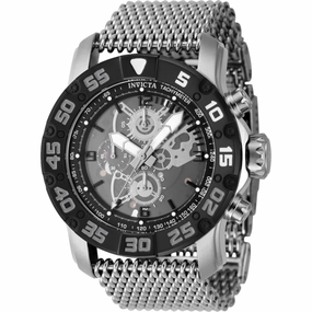 Invicta Men's Watch - Invicta Racing Quartz Chronograph Black Skeleton Dial | 48052