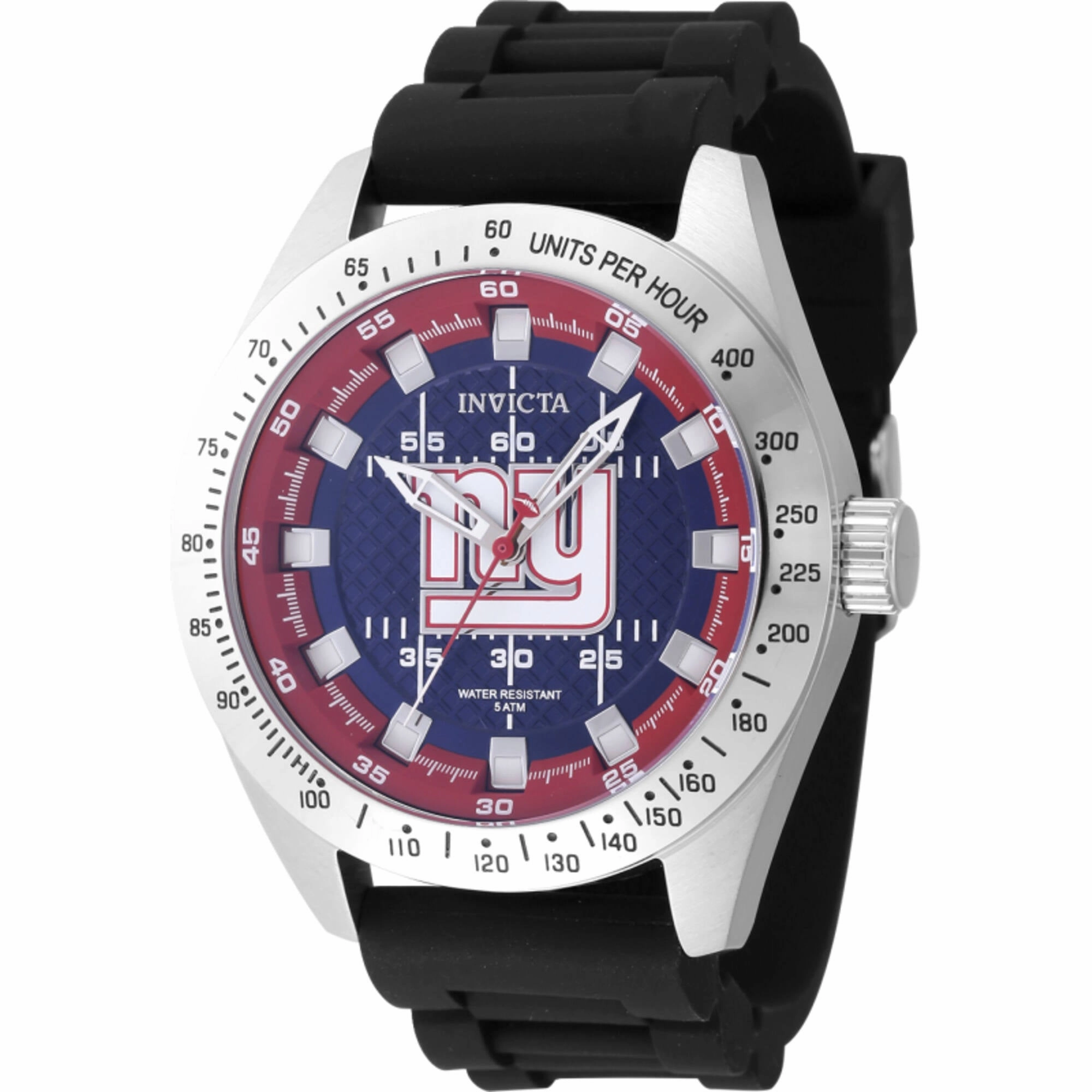 Invicta Men's Watch - NFL New York Giants Red and Blue Dial Silicone Strap | 47863