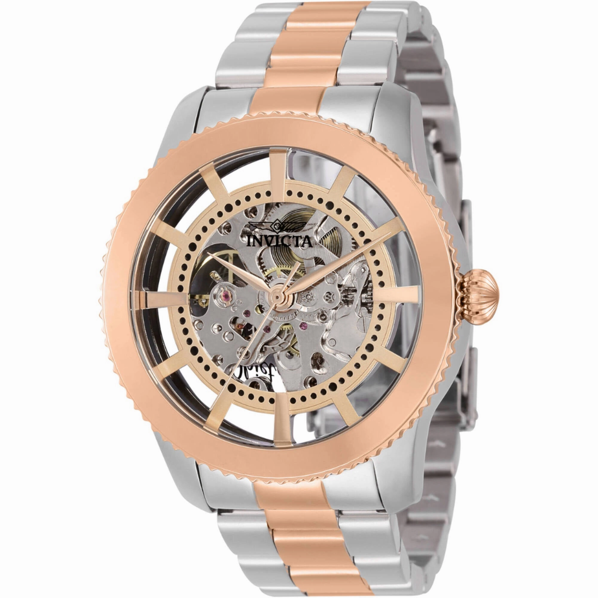 Invicta Men's Watch - Objet D Art Automatic Silver Tone Skeleton Dial | 27553