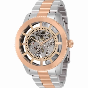 Invicta Men's Watch - Objet D Art Automatic Silver Tone Skeleton Dial | 27553