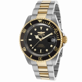 Invicta Men's Watch - Pro Diver Automatic Two Tone Steel Bracelet Date | 8927OB