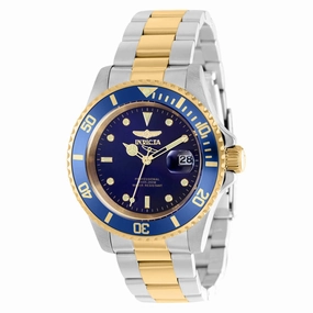 Invicta Men's Watch - Pro Diver Quartz Gold Tone and Blue Rotating Bezel | 37157