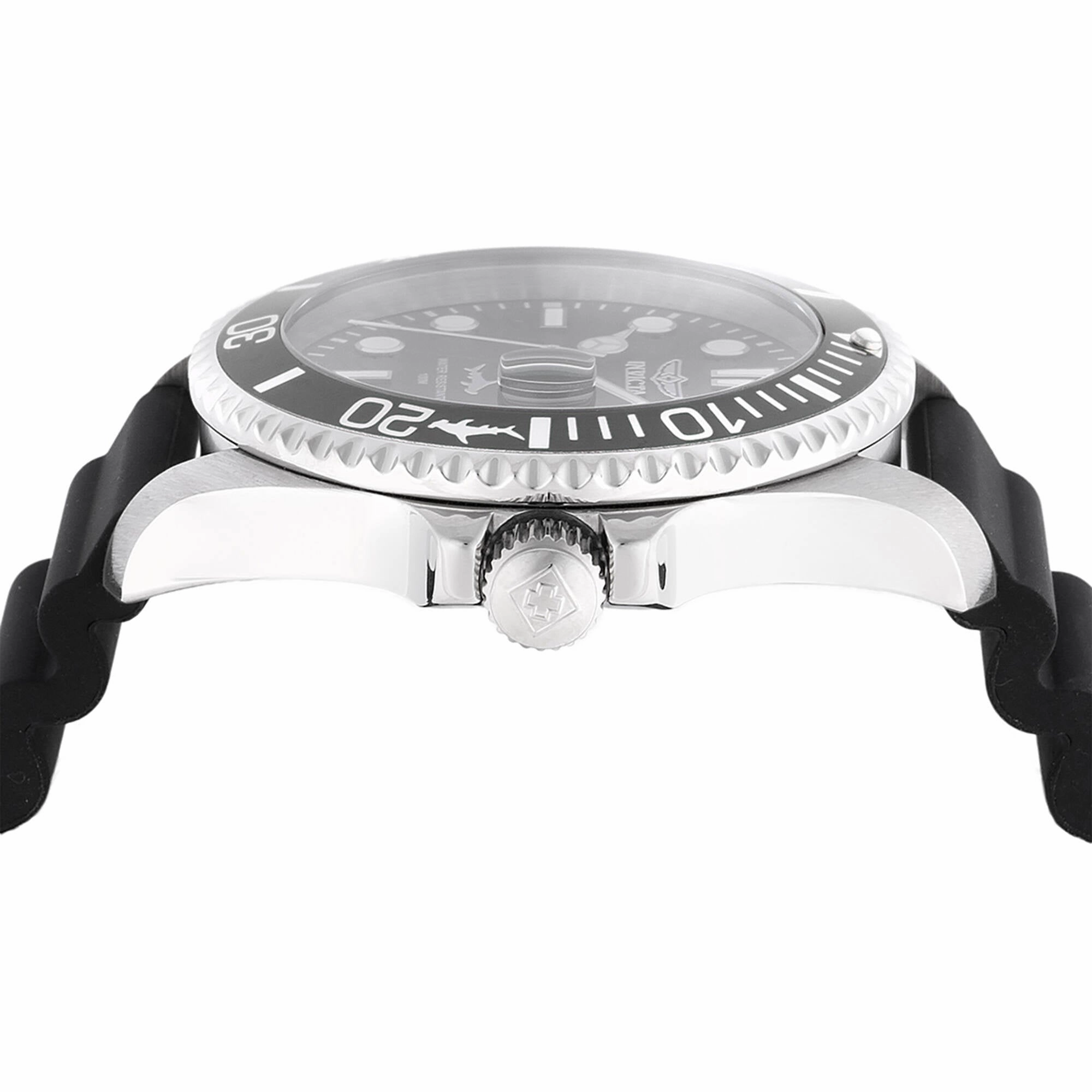 Invicta Men's Watch - Pro Diver Rotating Bezel Black Dial Silicone Strap | 47161