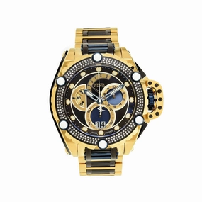 Invicta Men's Watch - Reserve Flying Fox Dark Blue and Gold Dial Diamond | 39693