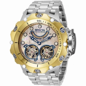 Invicta Men's Watch - Reserve Venom Gold Tone Bezel MOP Dial Bracelet | 33543