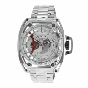 Invicta Men's Watch - S1 Rally Automatic Power Reserve Silver Steel Bracelet | 38146