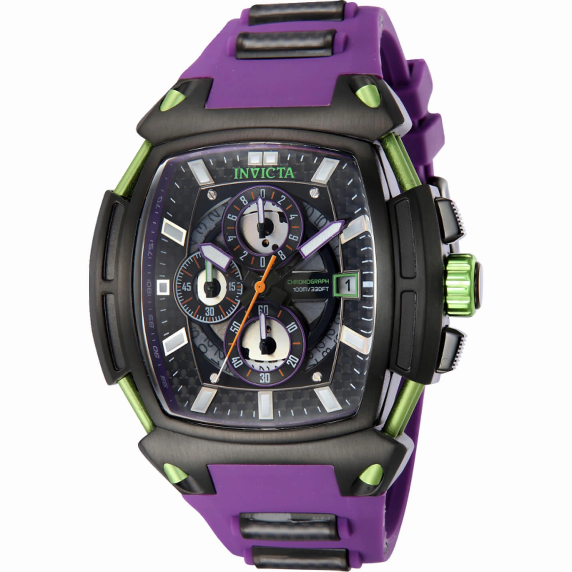 Invicta Men's Watch - S1 Rally Diablo Chronograph Purple and Black Strap | 39700