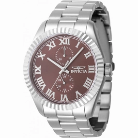 Invicta Men's Watch - Specialty Copper Brass Dial Silver Tone Steel Bracelet | 47424