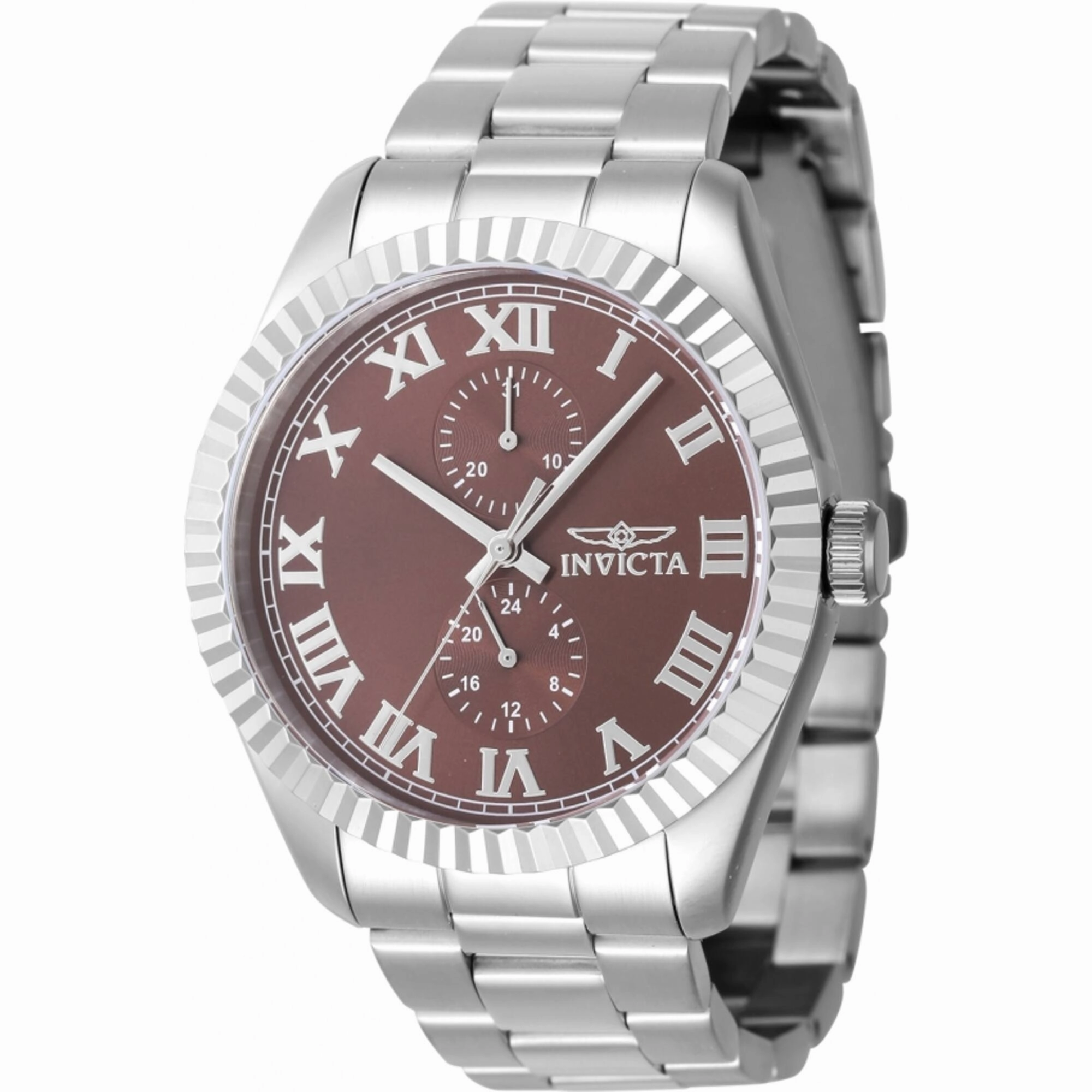 Invicta Men's Watch - Specialty Copper Brass Dial Silver Tone Steel Bracelet | 47424