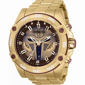 Invicta Men's Watch - Star Wars Armorer Chronograph Yellow Gold Bracelet | 34754