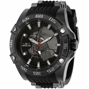 Invicta Men's Watch - Star Wars Automatic Black and Gunmetal Dial Strap | 31692