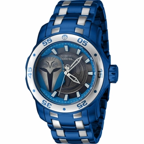 Invicta Men's Watch - Star Wars Bo Katan Quartz Rotating Bezel Steel Bracelet | 41378