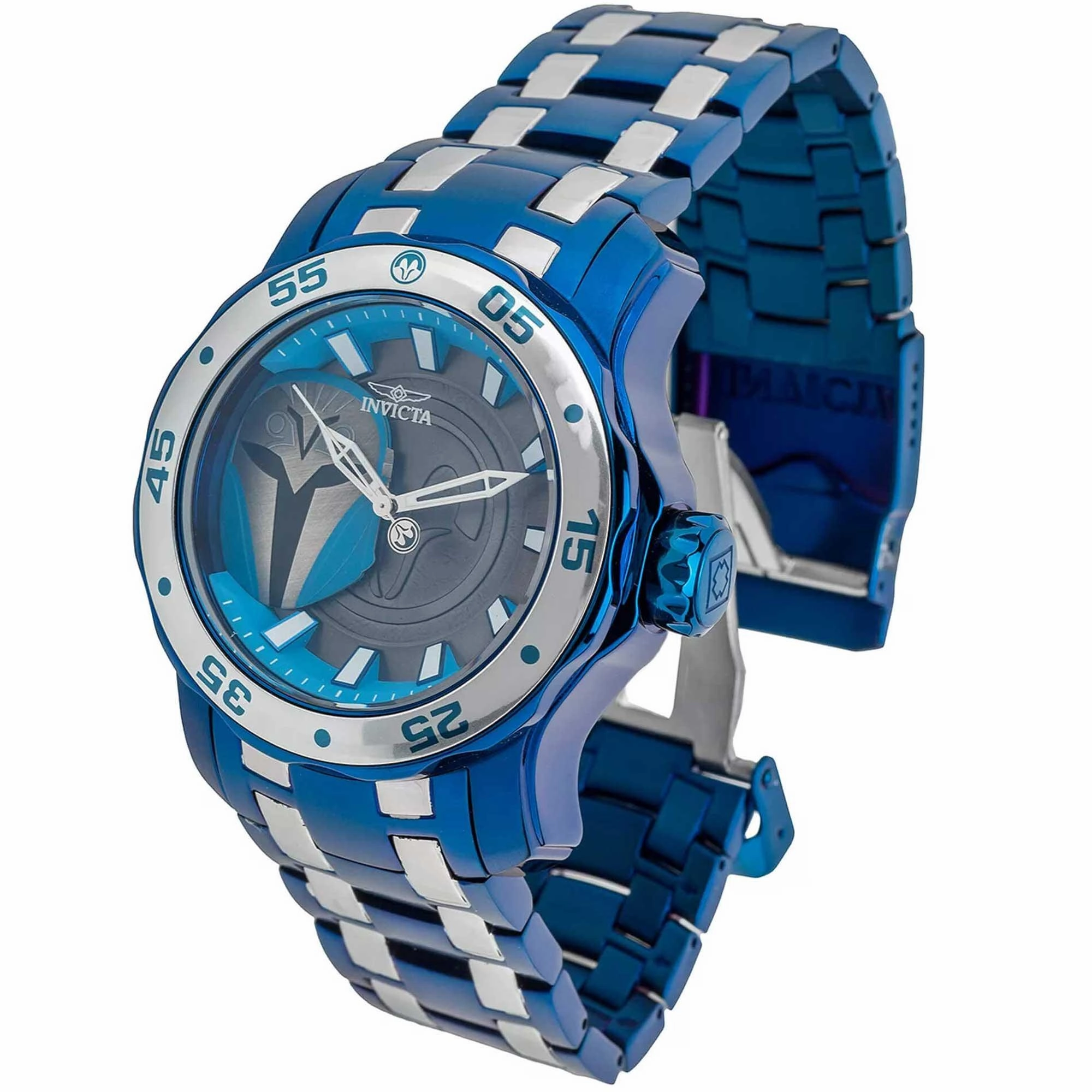 Invicta Men's Watch - Star Wars Bo Katan Quartz Rotating Bezel Steel Bracelet | 41378
