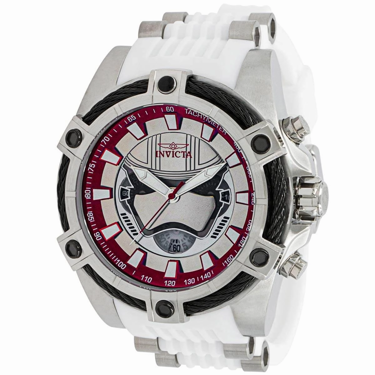 Invicta Men's Watch - Star Wars Captain Phasma White and Silver Tone Strap | 37207