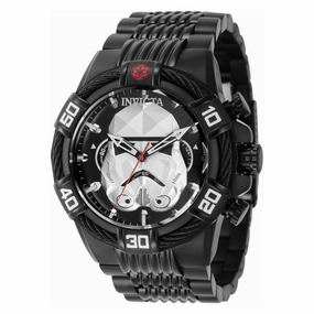 Invicta Men's Watch - Star Wars Stormtrooper Quartz Chronograph Steel Bracelet | 41326