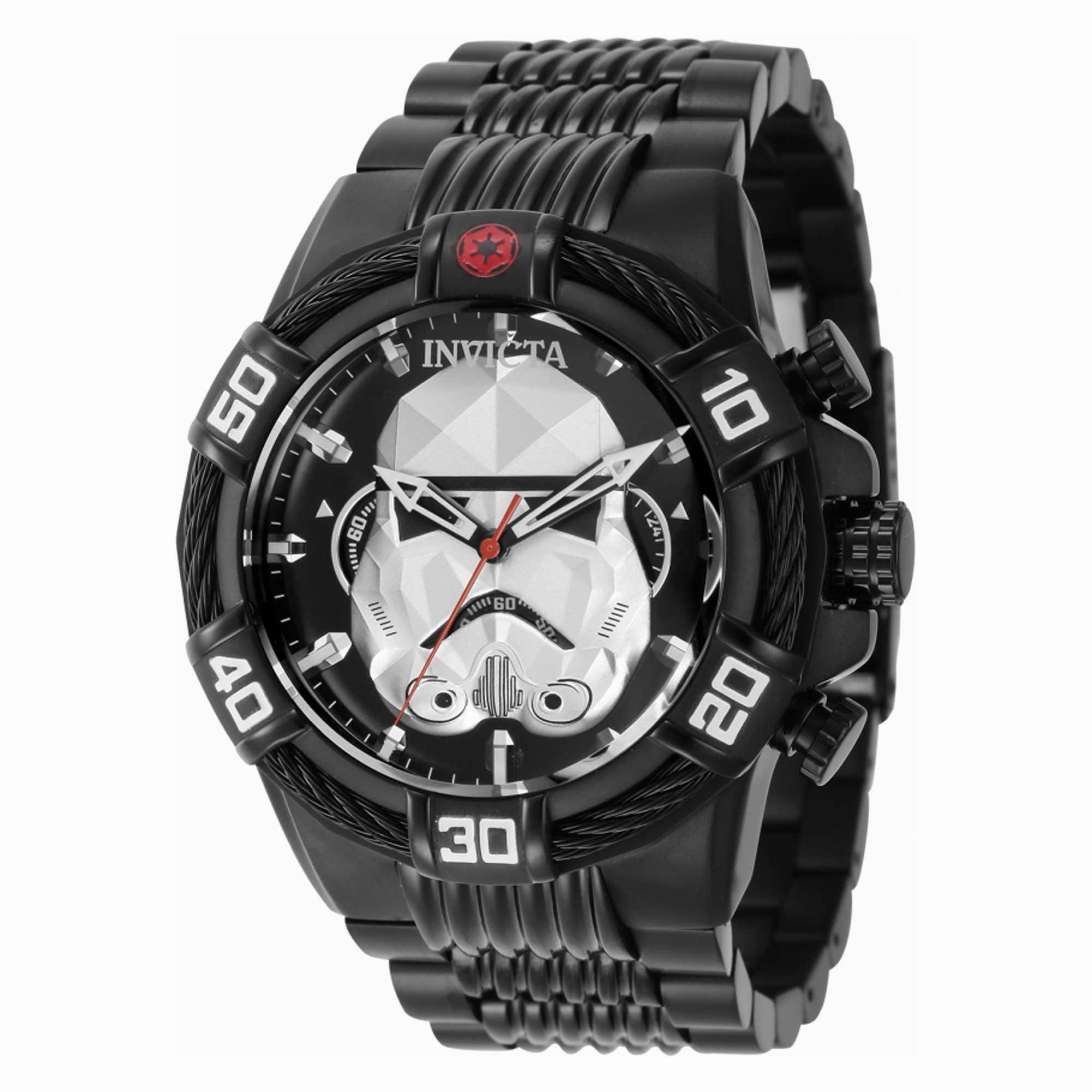 Invicta Men's Watch - Star Wars Stormtrooper Quartz Chronograph Steel Bracelet | 41326