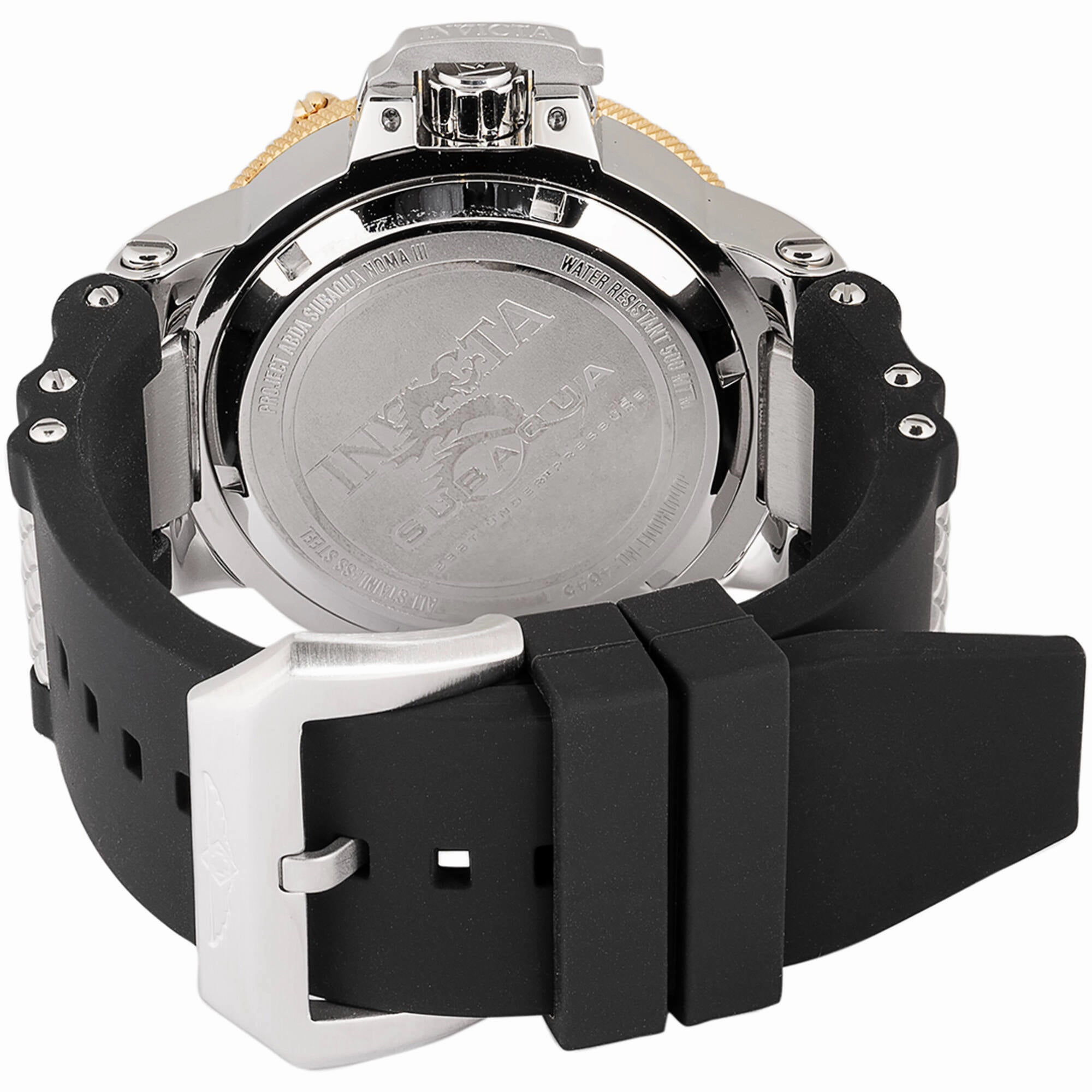 Invicta Men's Watch - Subaqua Noma III MOP Dial Black and Silver Strap Date | 46454