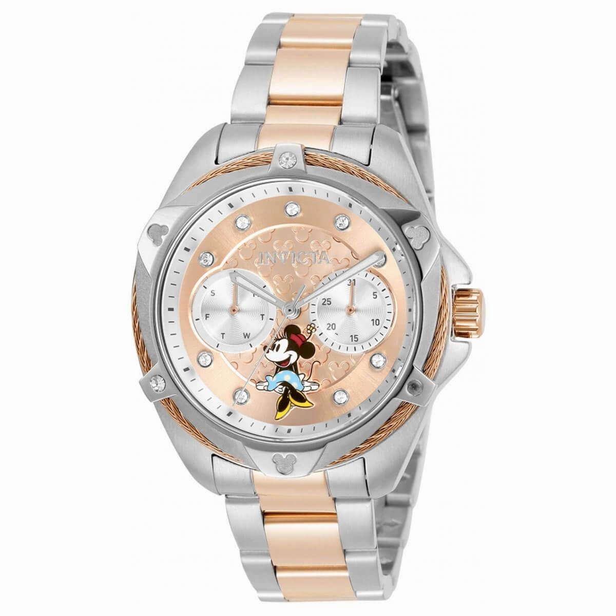 Invicta Women's Quartz Watch - Disney Minnie Mouse Stainless Steel Bracelet | 32437