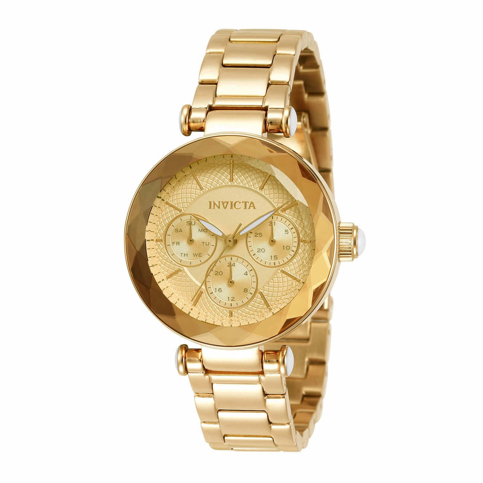 Invicta Women's Watch - Angel Gold Tone Oyster Dial Stainless Steel Bracelet | 31297