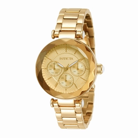 Invicta Women's Watch - Angel Gold Tone Oyster Dial Stainless Steel Bracelet | 31297