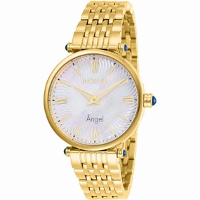 Invicta Women's Watch - Angel Quartz White Mother of Pearl Dial SS Bracelet | 27987
