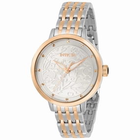 Invicta Women's Watch - Wildflower Two Tone Silver and Rose Gold Bracelet | 31944