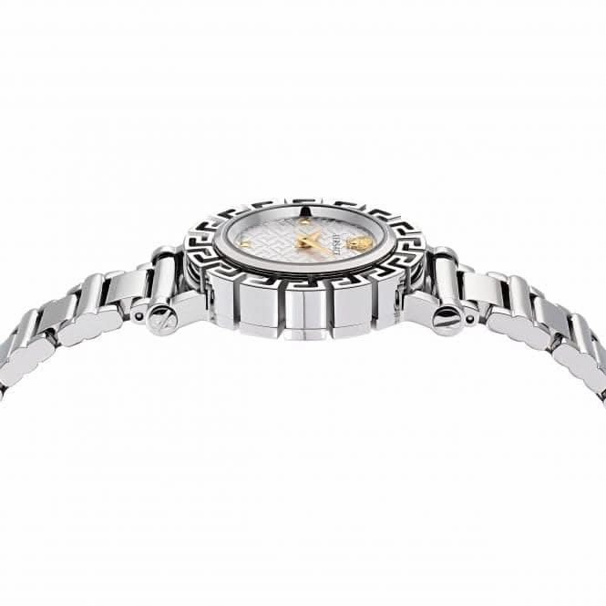 Ladies Greca Glam Stainless Steel Silver Watch VE2Q00322