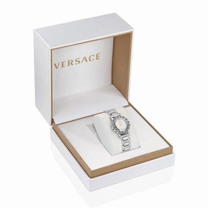Ladies Greca Glam Stainless Steel Silver Watch VE2Q00322