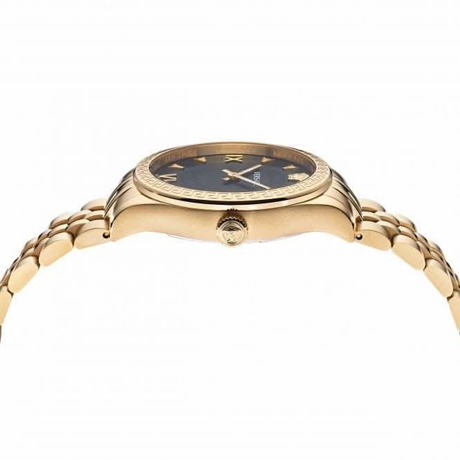 Ladies Hellenyium Gold-Tone Black Watch VE2S00622