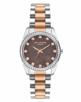 Lee Cooper - LC07478.540 - Women's Super Metal Silver/Rose Gold Watch