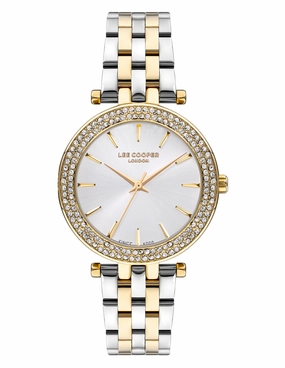 Lee Cooper - LC07864.230 - Women's Super Metal Silver/Gold Watch