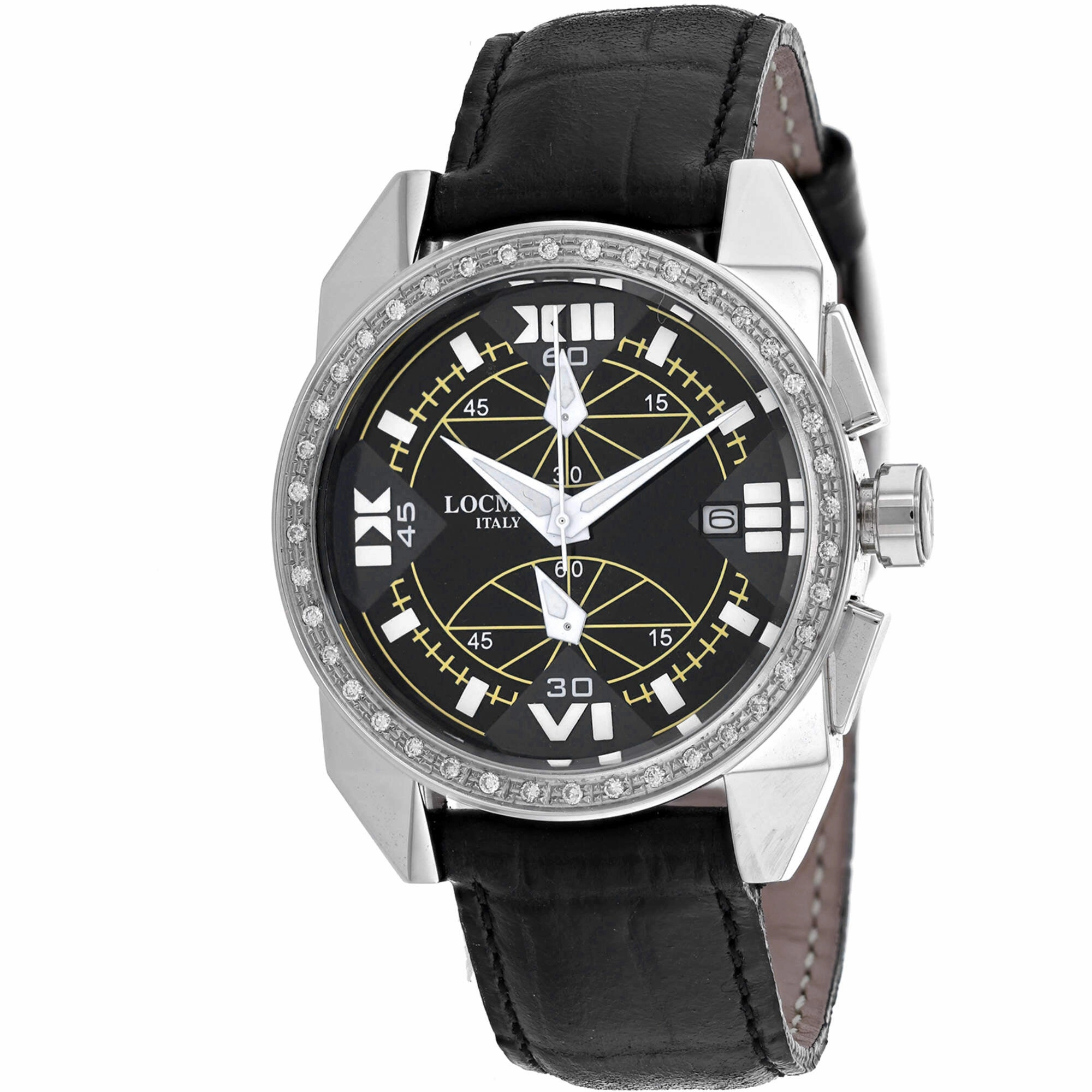 Locman Women's Watch - Cavallo Pazzo Black Dial Leather Strap | 161BKWHD/BK LEAL