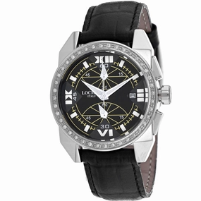 Locman Women's Watch - Cavallo Pazzo Black Dial Leather Strap | 161BKWHD/BK LEAL