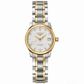 Longines Women's Watch - Master Automatic Silver Dial Two Tone Bracelet | L21285777
