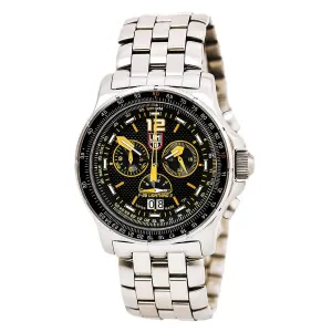 Luminox Men's Chronograph Steel Watch - Air F-35 Lightning II 9380 Series Black Dial | 9382