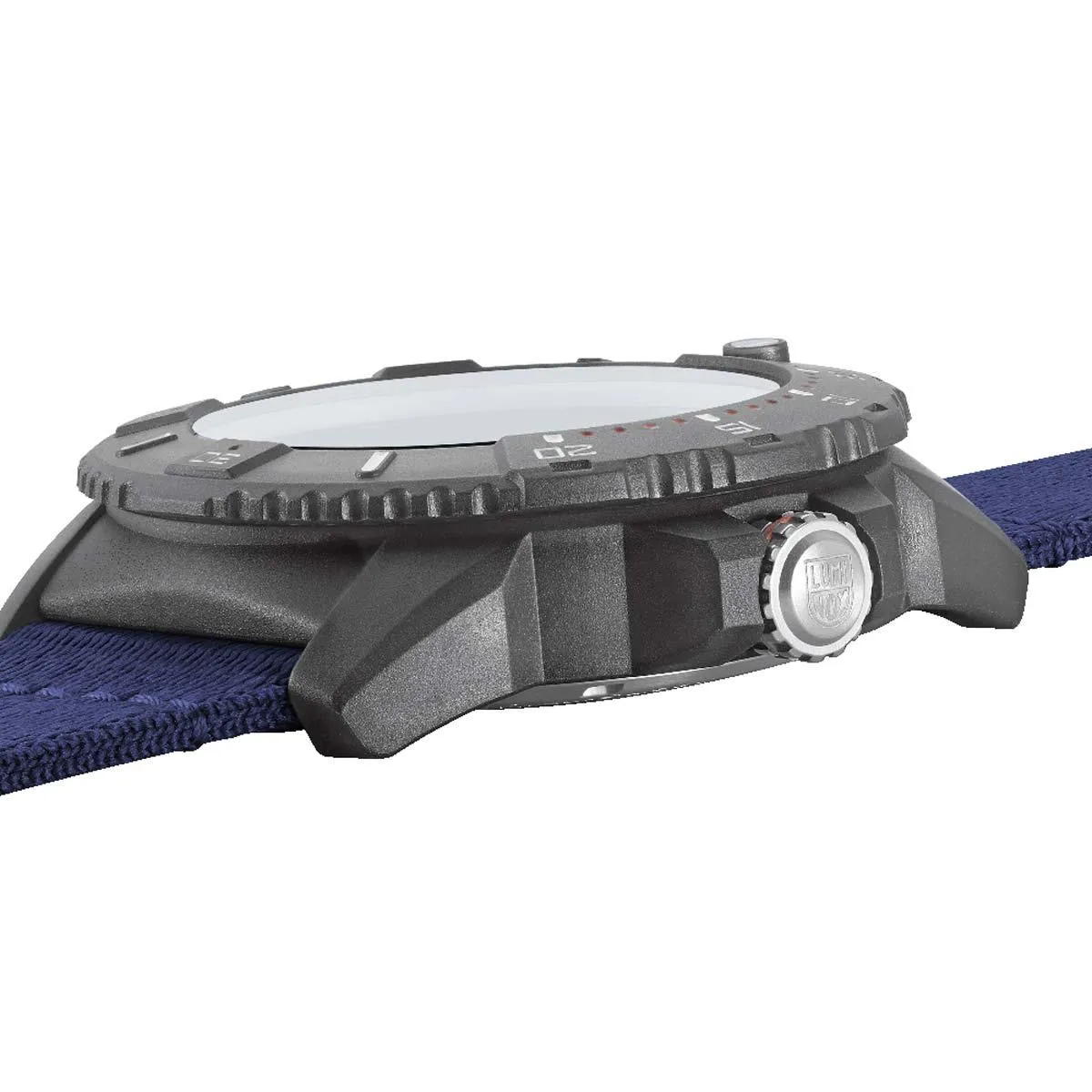 Luminox Men's Swiss Quartz Watch - Tide Eco Blue Dial Textile Strap Dive | 8903.ECO