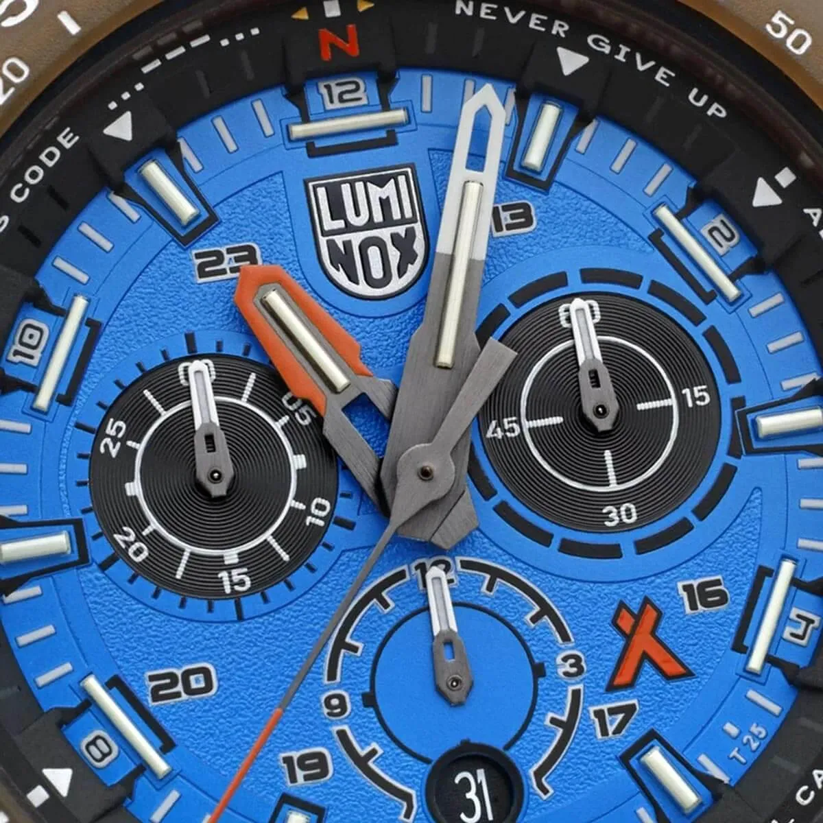Luminox Men's Watch - Bear Grylls Swiss Quartz Chrono Ocean Blue Strap | XB.3743.ECO