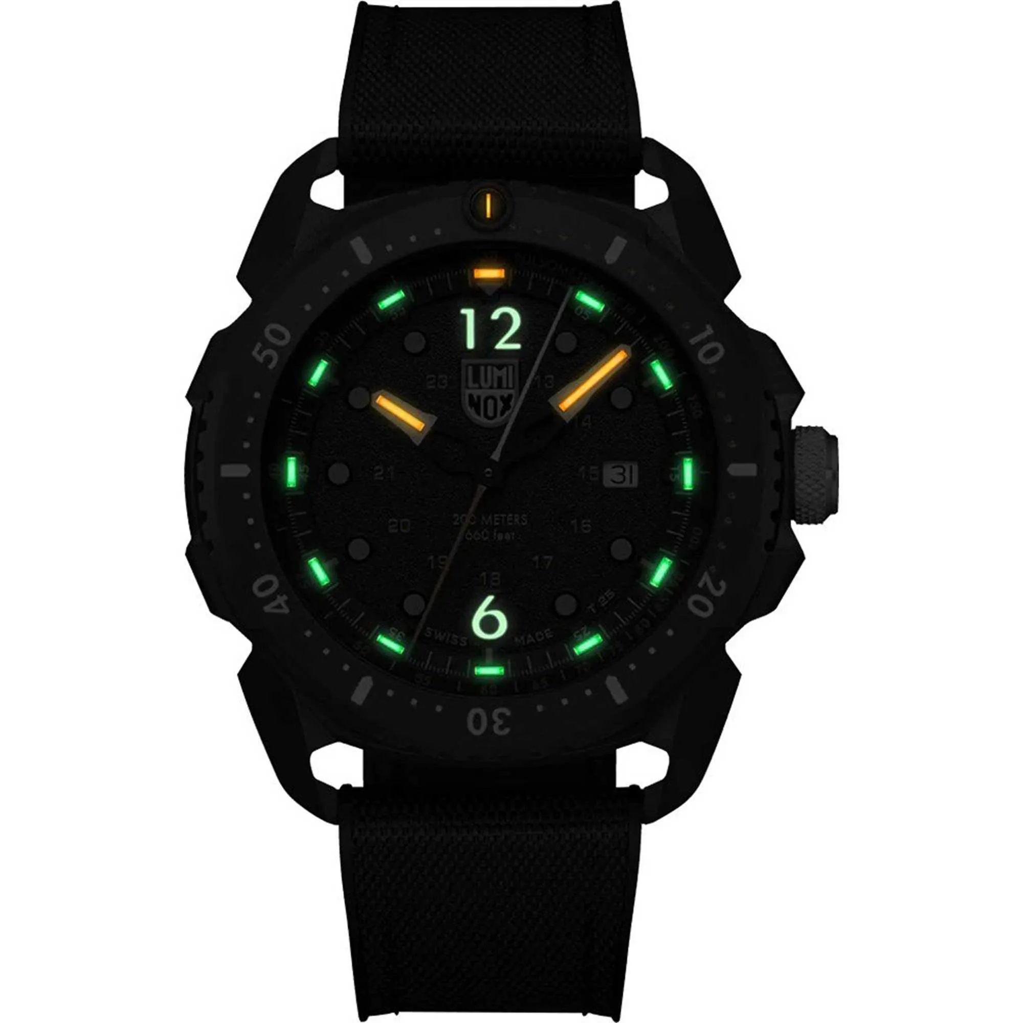 Luminox Men's Watch - Ice-Sar Arctic Date Display Rotating Bezel Black Strap | XL.1052