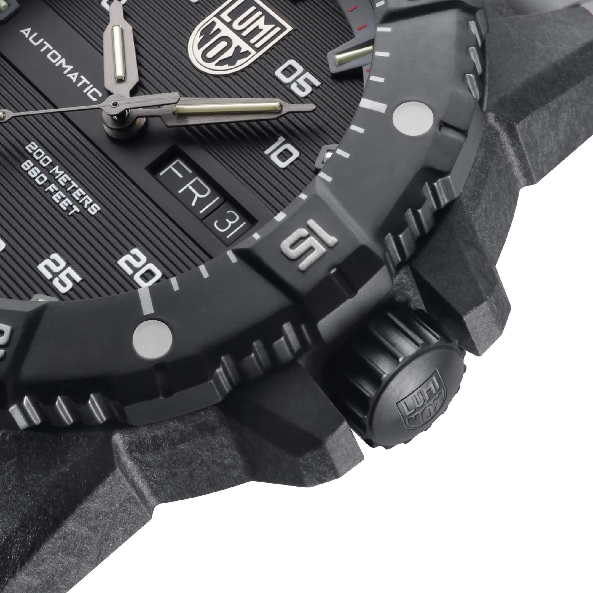 Luminox Men's Watch - Master Carbon Seal Automatic Black Dial Grey Strap | XS.3862