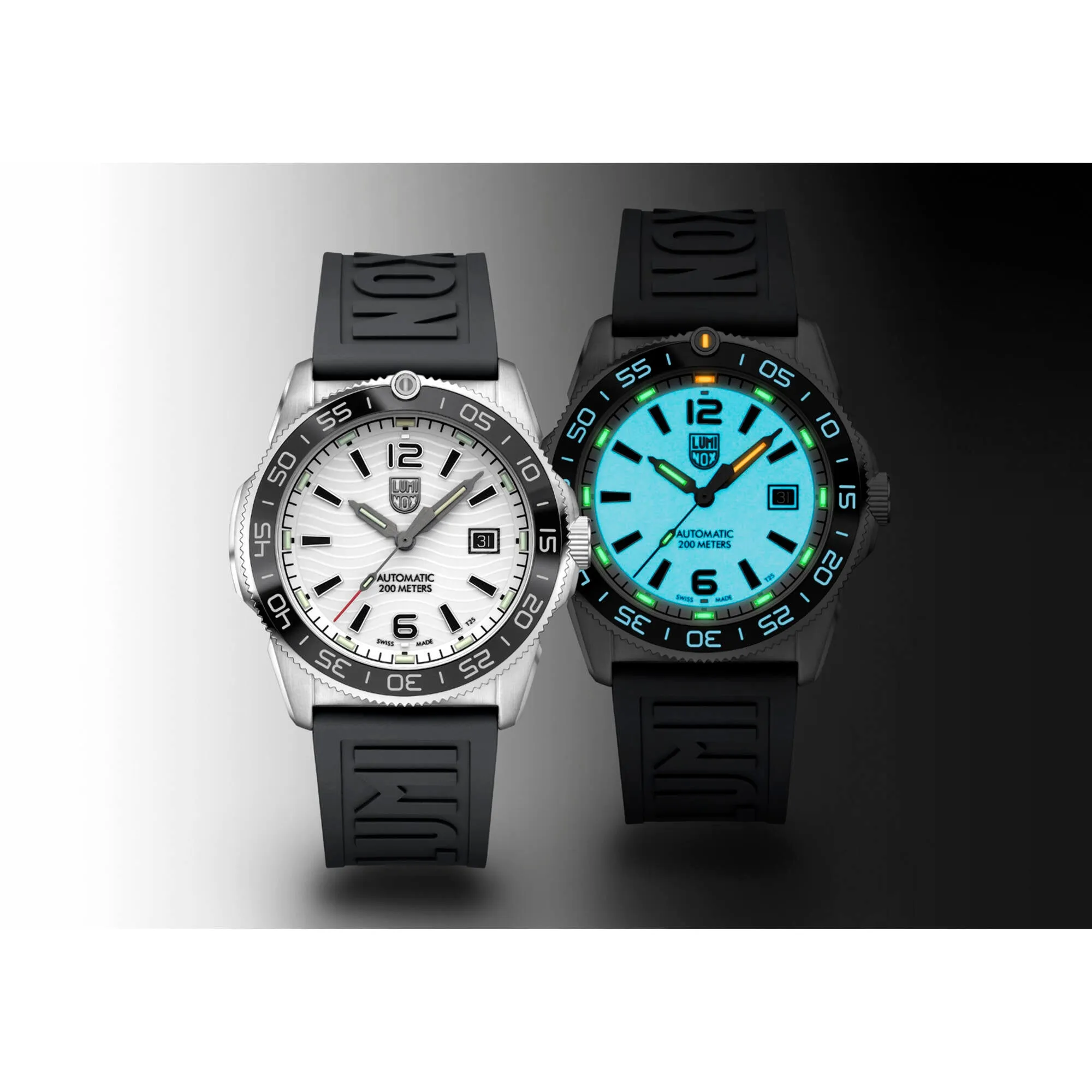 Luminox Men's Watch - Pacific Diver Automatic White Dial Rubber Strap | XS.3101.H