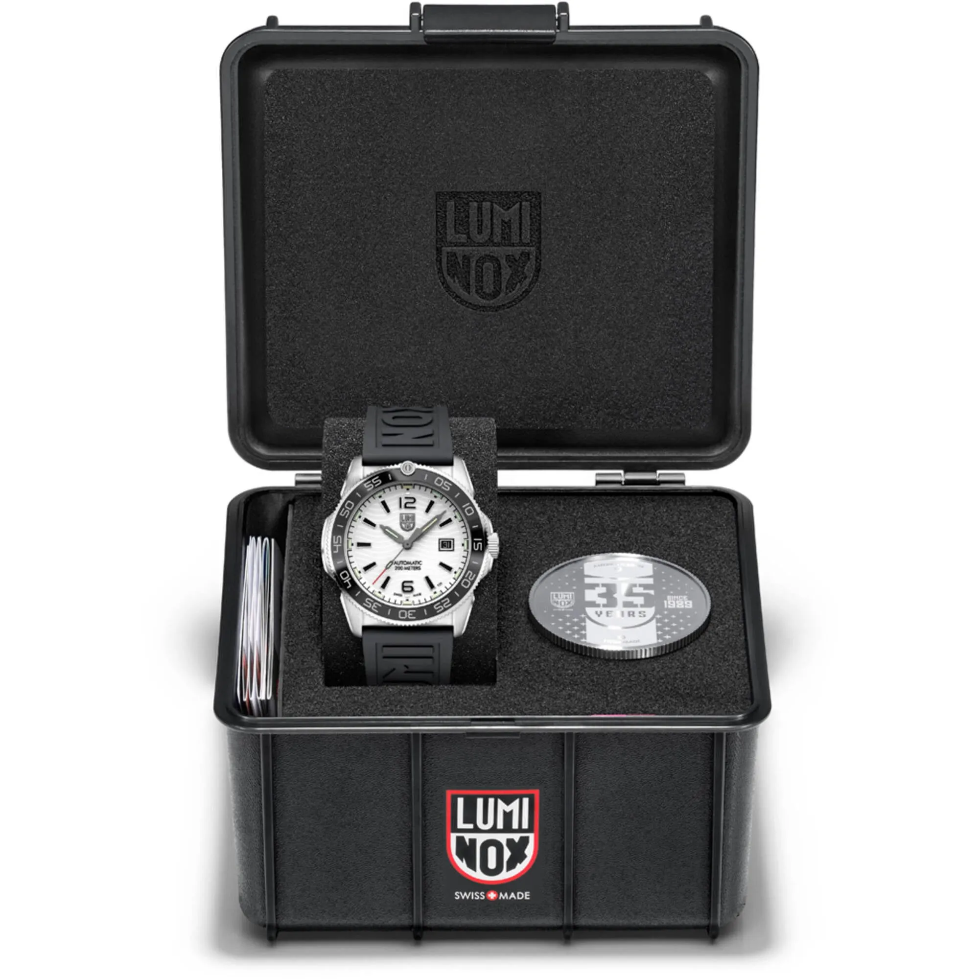 Luminox Men's Watch - Pacific Diver Automatic White Dial Rubber Strap | XS.3101.H