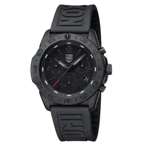 Luminox Men's Watch - Pacific Diver Chronograph Black Dial Rubber Strap | XS.3141.BO