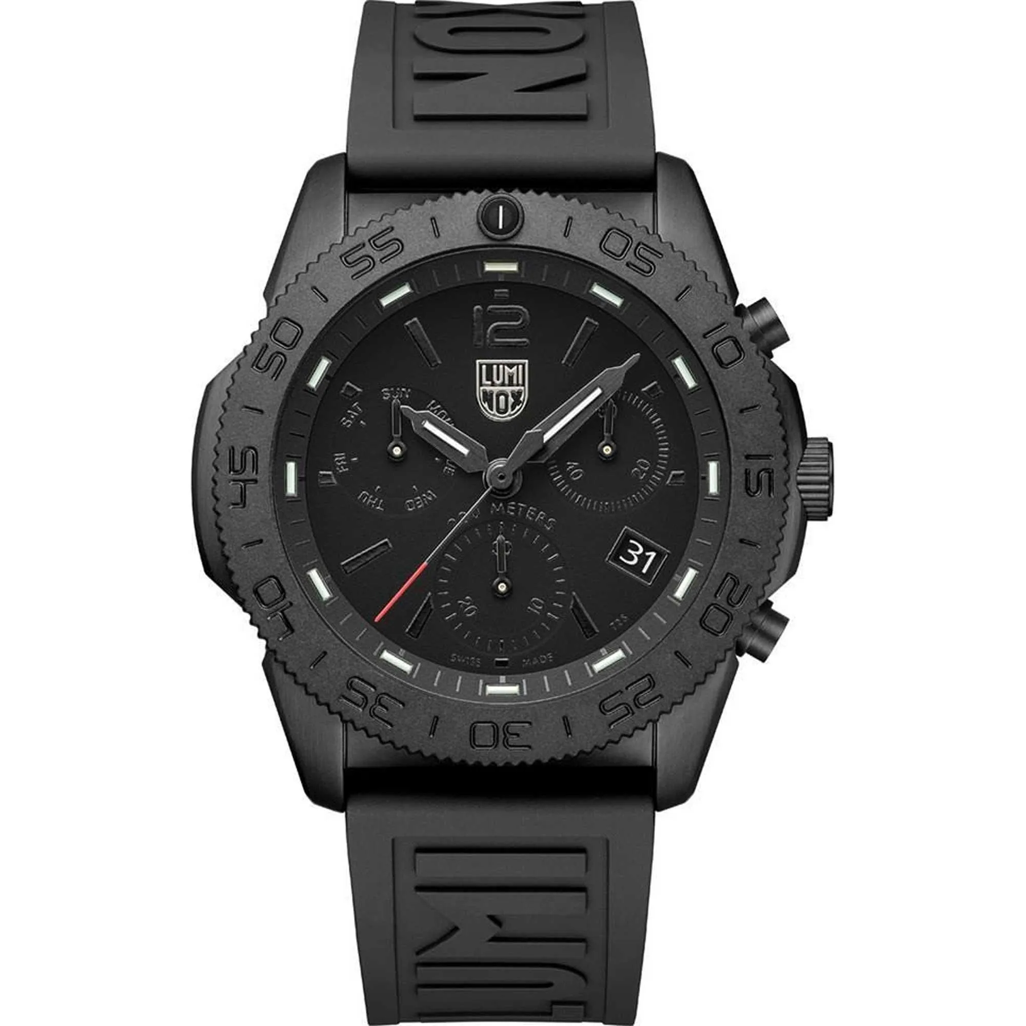 Luminox Men's Watch - Pacific Diver Chronograph Black Dial Rubber Strap | XS.3141.BO