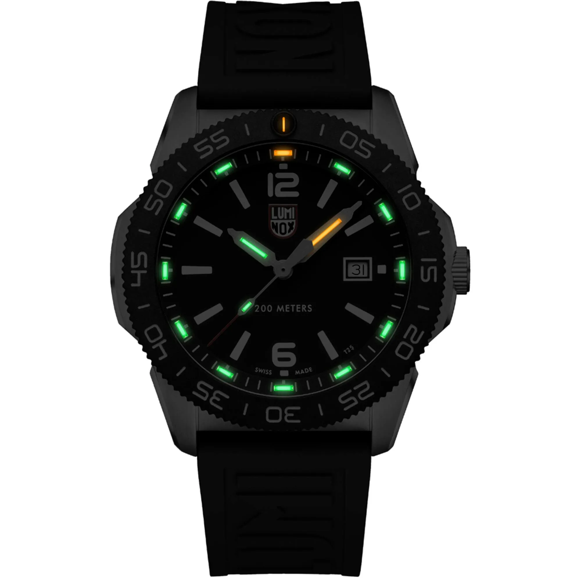Luminox Men's Watch - Pacific Diver Quartz Black Dial Rubber Strap Dive | XS.3121.1
