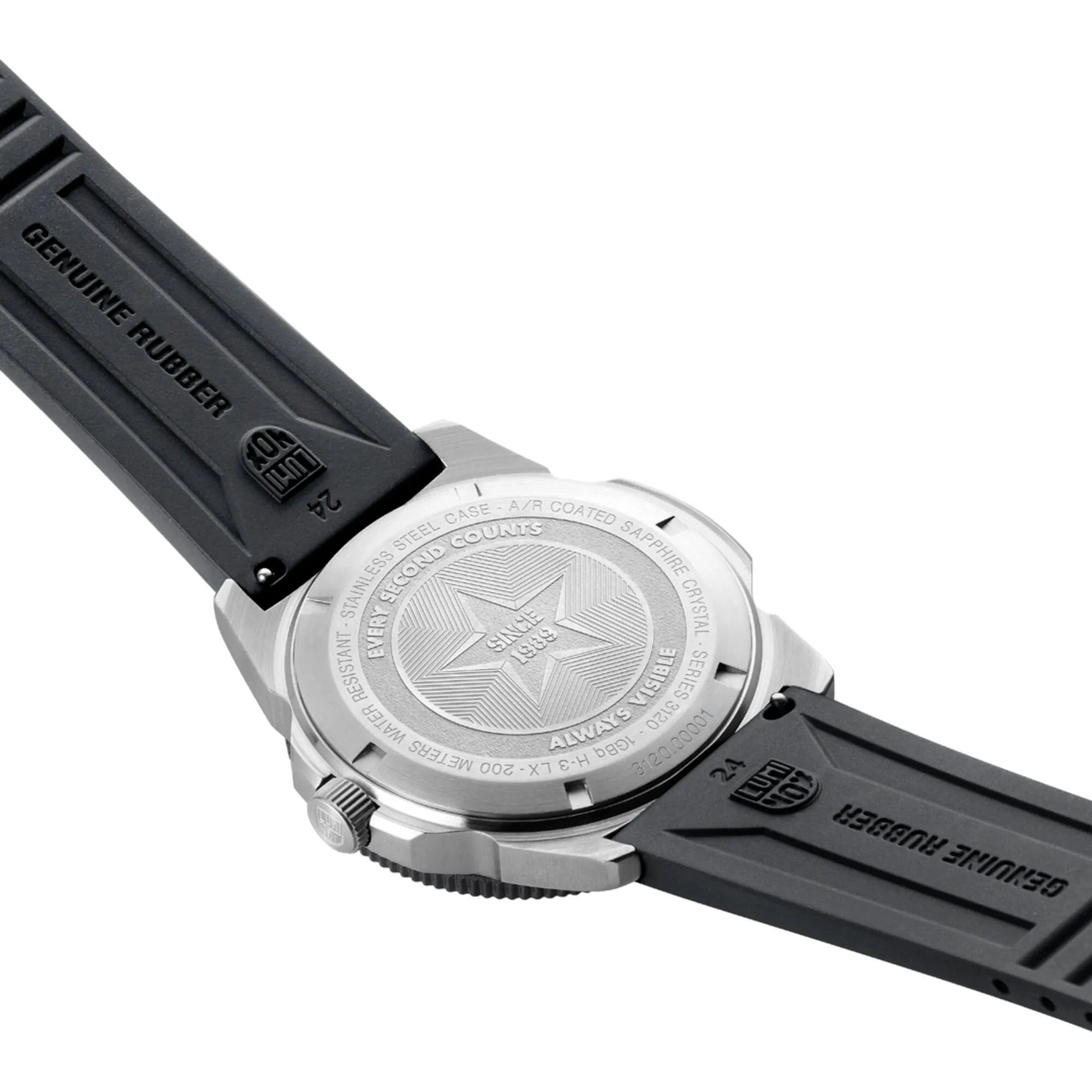 Luminox Men's Watch - Pacific Diver Quartz Black Dial Rubber Strap Dive | XS.3121.1