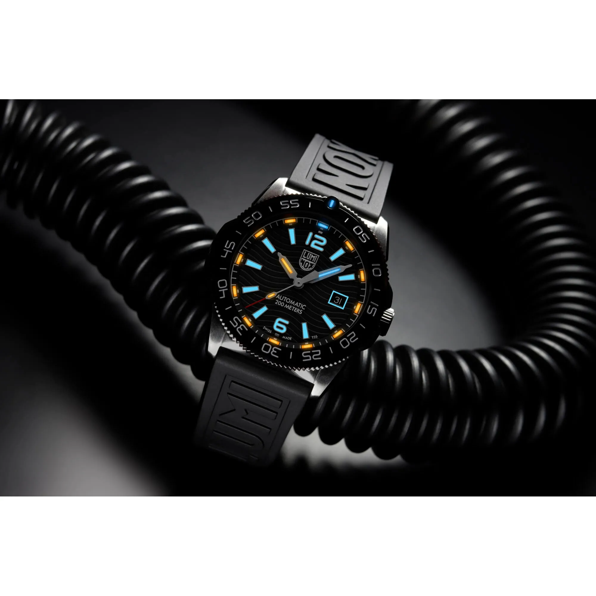 Luminox Men's Watch - Pacific Diver Rotating Bezel Black Dial Rubber Strap | XS.3101