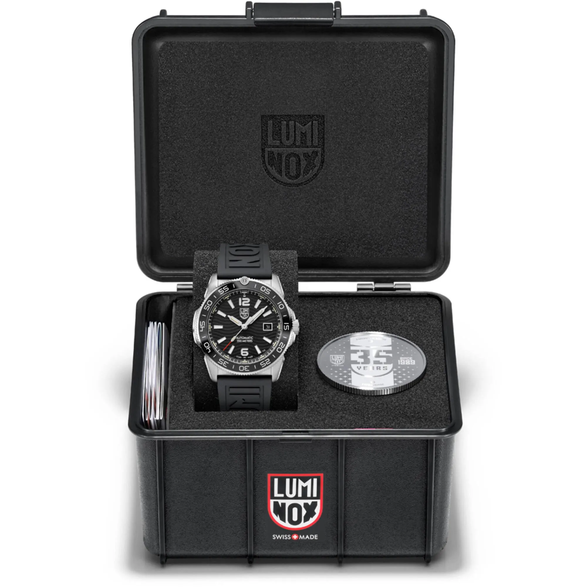 Luminox Men's Watch - Pacific Diver Rotating Bezel Black Dial Rubber Strap | XS.3101