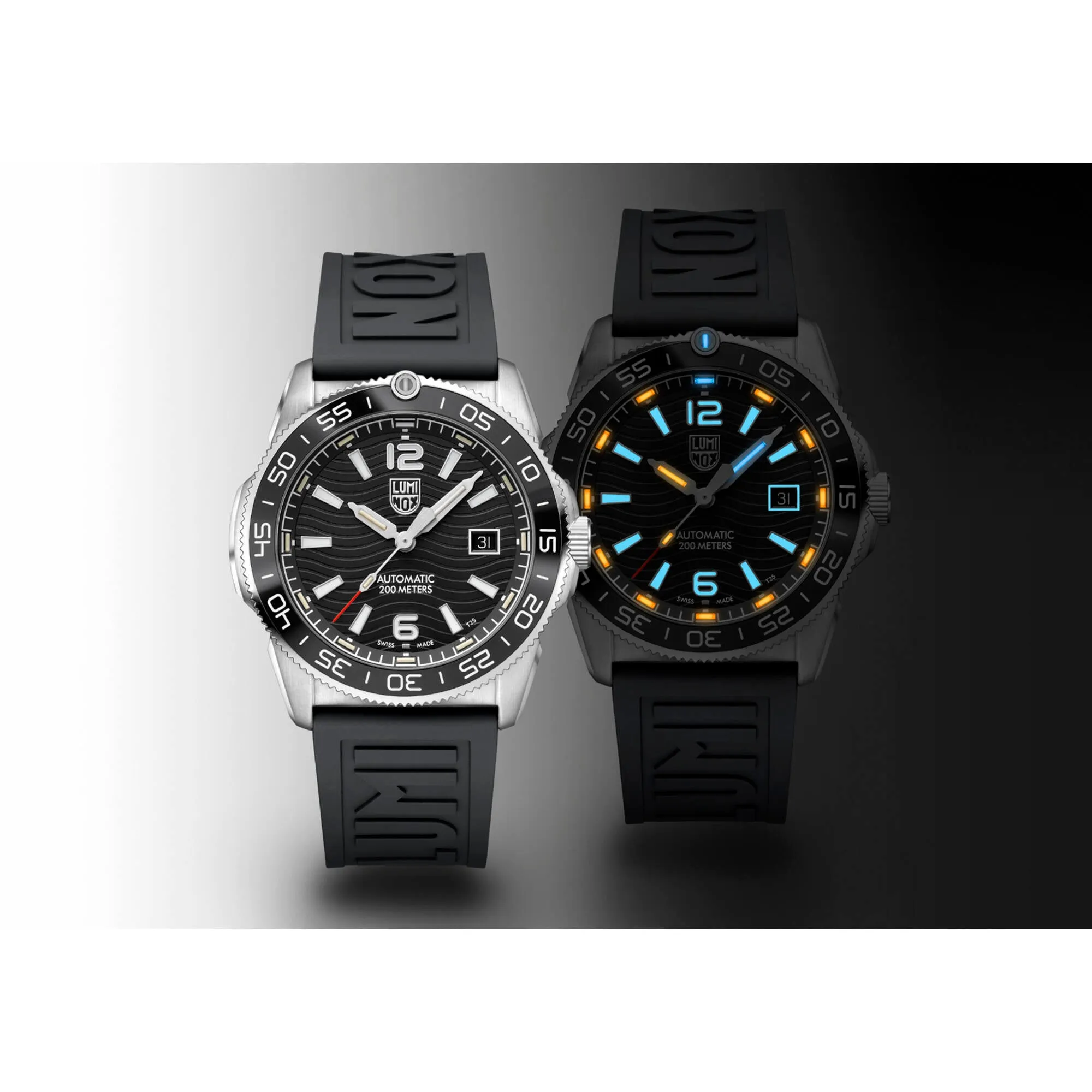 Luminox Men's Watch - Pacific Diver Rotating Bezel Black Dial Rubber Strap | XS.3101