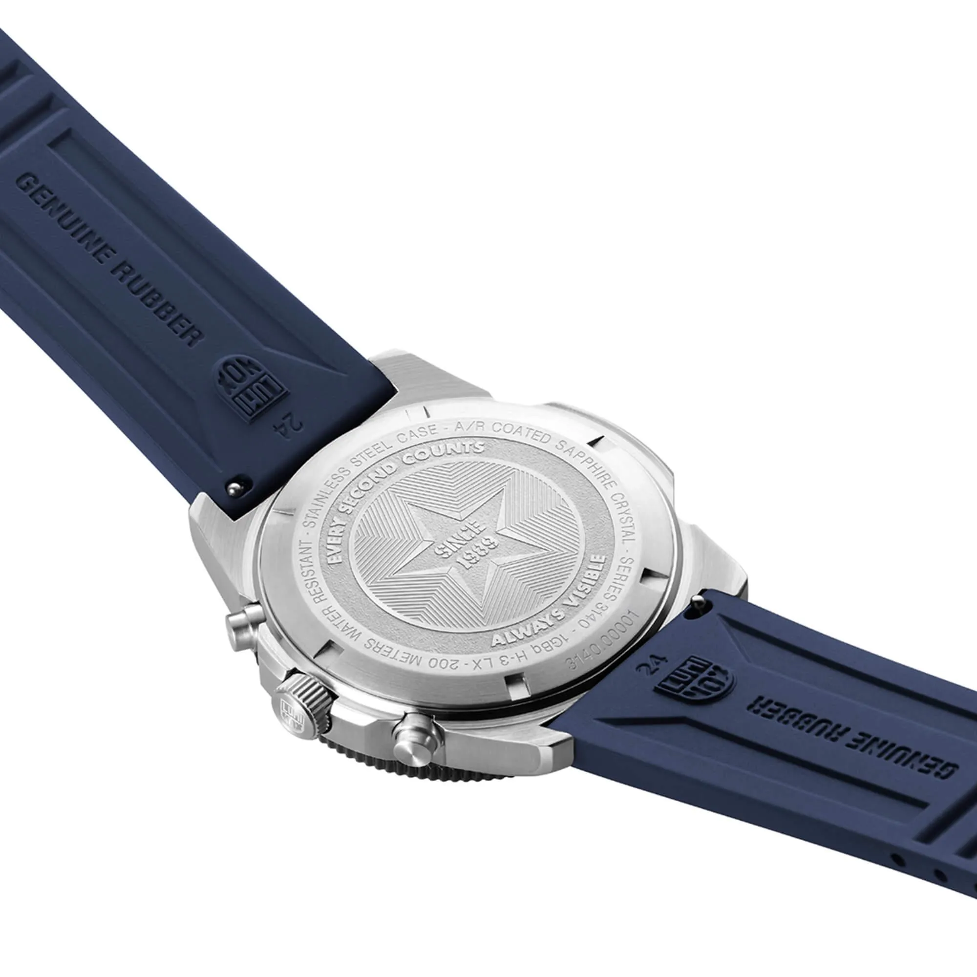 Luminox Men's Watch - Pacific Diver Swiss Quartz Chrono Blue Rubber Strap | XS.3143